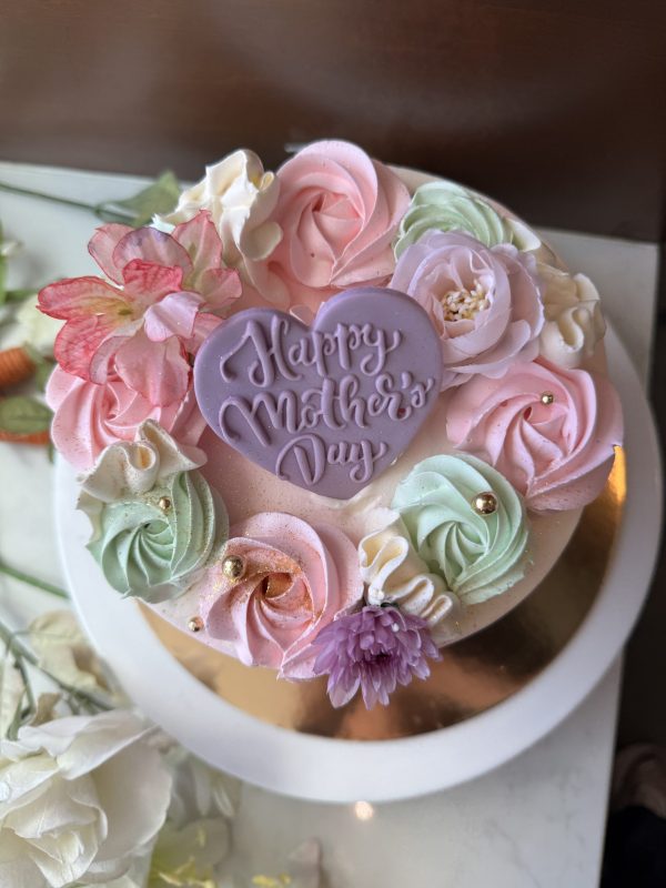 Mother's Day Pink Floral Cake